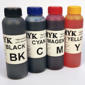 CMYK HP100 100гр. 4 штуки - чернила (краска) для картриджей HP: 46