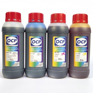 OCP BKP 44, C, M, Y 136 4 шт. по 500 грамм - чернила (краска) для картриджей Canon PIXMA: PG-46, PG-47, CL-56, CL-57