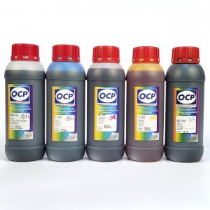 OCP BKP 44, BK 124, C 154 M, Y 144 5 шт. по 500 грамм - чернила (краска) для картриджей Canon PIXMA: PGI-425, PGI-520, CLI-426, CLI-521
