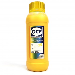 Экономичные чернила OCP YP 260 Yellow Pigment (Жёлтый Пигмент) для HP 971 500 гр.