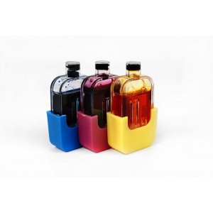 PUSH-контейнеры BURSTEN (цветные) 6 штук – чернила к заправочному набору для картриджей HP: 122, 650
