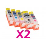 ПЗК NON-Stop с чипами для принтеров Canon PIXMA iP7240, MG5440, MX924, MG5540, MG5640, MG6440, MG6640, iX6840