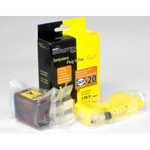 Набор для заправки картриджа HP 178, 920 Yellow принтеров 5510, 3070A, 7000, 4500, B110 и др.