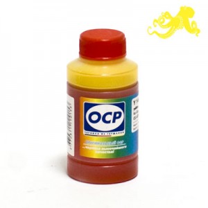Чернила OCP Y 122 Yellow (Жёлтый) 70 гр. для картриджей Canon PIXMA CLI-8Y, CLI-36