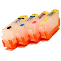ПЗК HP 178 - перезаправляемые картриджи (с чипами) для HP PhotoSmart: 5510, 3070a, 5515, 6510, B110, B109, B210, B210, B209