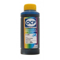 Чернила OCP C 343 Cyan (Голубой) для CZ110AE (HP655) 100 гр.