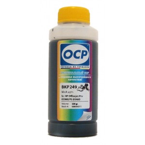 Чернила OCP для HP 178/920/655/27/56 BKP 249 Black Pigment 100 гр.