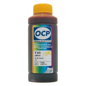 Чернила OCP Y 93 Yellow (Жёлтый) для C8773HE (HP177) 100 гр.
