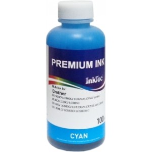 InkTec B1100-100MC 100 гр. Cyan (Голубой) - чернила (краска) для принтеров Brother