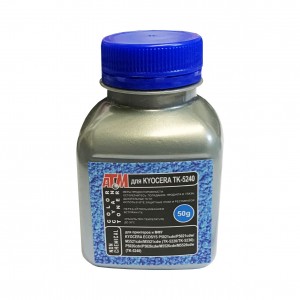 Тонер для kyocera ecosys p5021/p5026 (tk-5240) (фл,50,син) silver atm