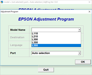 Программа Adjustment Program для Canon и Epson