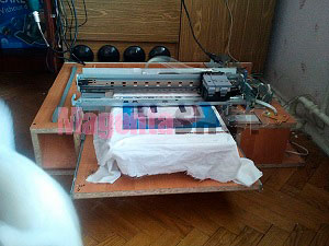 Текстильный принтер своими руками